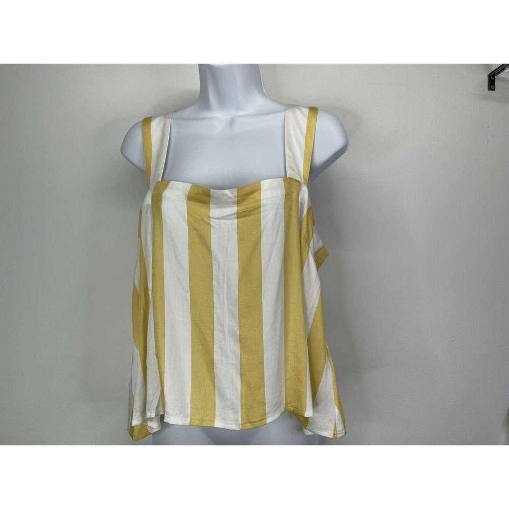 Others Follow Honey Wheat Delta Top Open Back Crop
